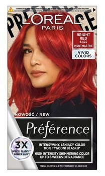 L'Oreal Paris Recital Hair Colour Bright Red 8.624 Vivid Colors