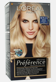 L'Oreal Paris Recital Ultra Light Ash Golden Blonde M 9.13 Baikal Hair Colour