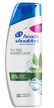 Head&Shoulders Tea Tree Rinfrescante Sampon tratament anti-mătreață pentru păr 250ml