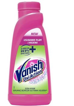 Vanish Oxi Action Extra Hygiene dezinfectant lichid pentru curățarea petelor de pe țesături 500 ml
