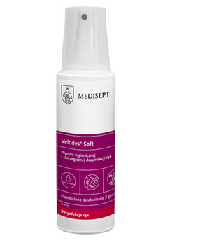 Medisept Velodes Dezinfectant moale pentru mâini Sticlă spray 250 ml