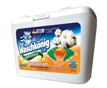 Waschkonig Universal 5in1 Spălătorie Capsule Orange 35 buc