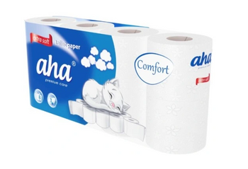 Hârtie igienică AHA 8 role/3 straturi