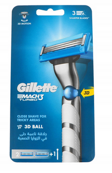 Aparat de ras Gillette Mach3 Turbo + 2 rezerve