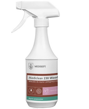 Mediclean 230 Lapte de curățare și îngrijire pentru suprafețe din lemn 500 ml Medisept