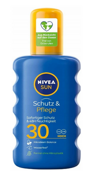 Nivea Sunscreen Protection Care SPF 30 Spray de protecție solară 200 ml