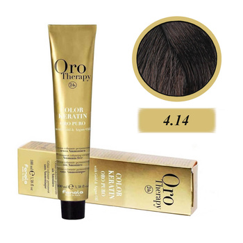 Vopsea Fanola Oro Therapy 4.14 100ml