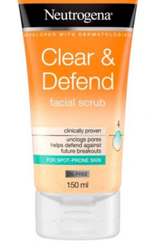 Neutrogena Clean Defend Facial Scrub 150 ml
