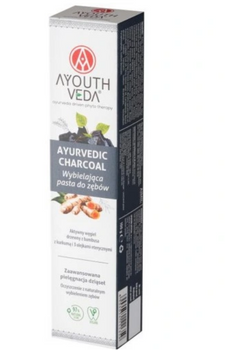 Miya Ayouthveda Ayurvedic Charcoal White pastă de dinți albă 100 ml