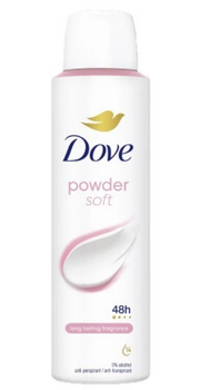 Spray antiperspirant Dove Woman Powder Soft cu aromă de pudră 150 ml