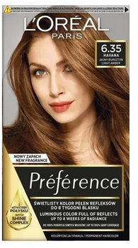 L'Oreal Paris Recital Culoare de păr chihlimbar deschis A3 6.35 Havane