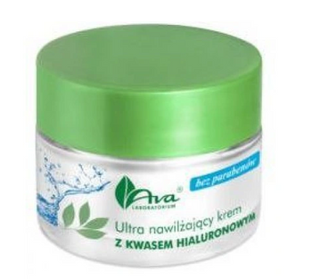 Cremă de față ultra hidratantă AVA cu acid hialuronic 50 ml
