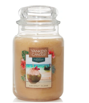 Yankee Candle Borcan mare Nucă de cocos Island 623g