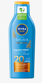 NIVEA SUN Loțiune solară hidratantă SPF 20 200 ml
