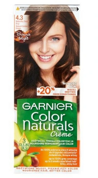 Garnier Color Naturals Creme colorant pentru păr 4.3 maro auriu 60 ml