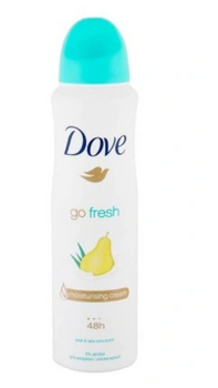 Spray antiperspirant Dove Women Go Fresh Parfum de pere și aloe vera 150 ml