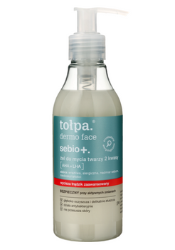 TOŁPA Dermo Face Sebio Face Wash Gel cu 4 acizi 195 ml