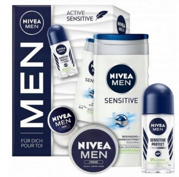 Set de cosmetice pentru bărbați Nivea Active Sensitive