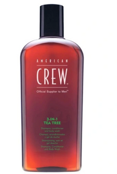 American Crew Tea Tree 3in1 Sampon Gel balsam 250 ml