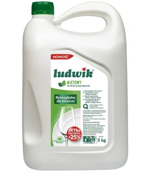 Ludwik Lichid de spălat vase Mentă 5 L