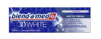 Blend-A-Med pastă de dinți 3D White Arctic Fresh 75 ml Pastă de dinți de albire