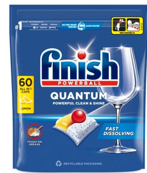 Finish Powerball Quantum All In 1 Lemon 60 buc
