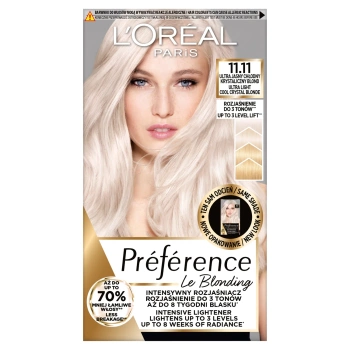 L'Oreal Paris Recital Vopsea de păr foarte ușoară Ultra Cool Crystal Blonde 11.11 Le Blonding