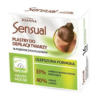 Joanna Sensual Facial Hair Removal Plasters Strong 16 buc