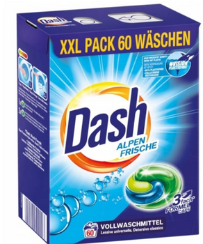 Dash Alpen Frische 3in1 capsule de rufe 60 buc