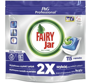 Capsule pentru mașina de spălat vase Fairy 115 buc.