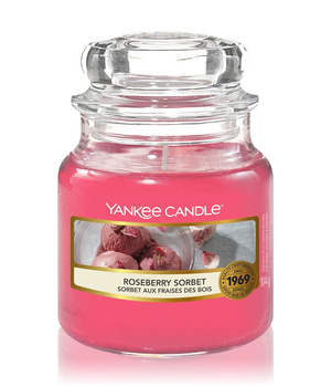 Yankee Candle Borcan mic Sorbet cu trandafiri 104g