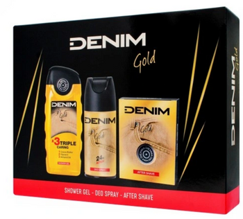 Set cadou Denim Gold pentru bărbați
