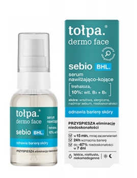 TOŁPA Dermo Face Sebio BHL Ser facial hidratant și calmant 10% Vit B3 + B5 30 ml