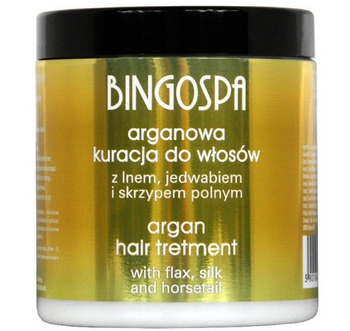 BingoSpa Argan Hair Treatment cu in și mătase 250 g