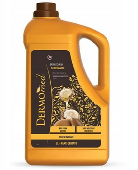 Dermomed Gel de duș cu pompă Argan 1 litru Hidratare hialuronă