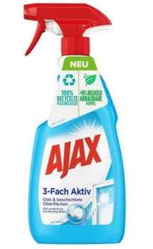 Ajax Spray lichid pentru curățarea sticlei albastru 500 ml