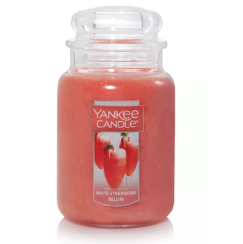 Yankee Candle Borcan mare White Strawberry Bell 623g