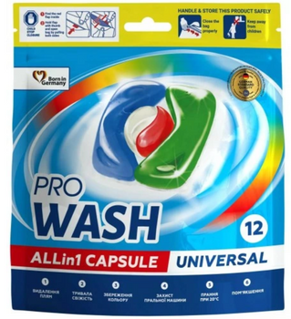 Pro Wash Capsule universale 12 buc