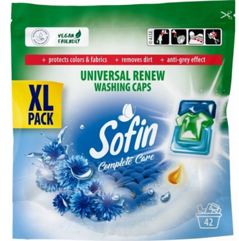 Sofin Colour Protect White Fabric Capsule XL 42 buc
