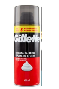 Spumă de bărbierit Gillette Classic Roșu 400 ml