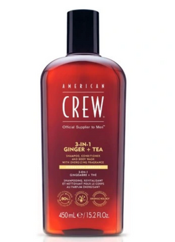 American Crew 3 în 1 Gel cu ghimbir + ceai 450 ml