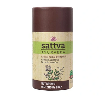Sattva Henna pentru păr maro nuci 150 g