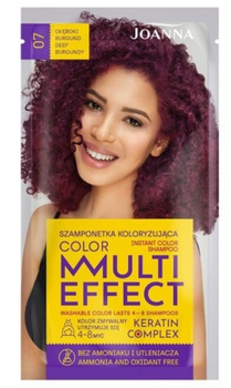 Joanna Multi Effect Color Keratin Complex Samponetka -07 Deep Burgundy 35 g