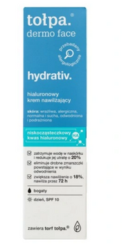 TOŁPA Dermo Face Hydrativ Cremă hidratantă SPF 10 40 ml