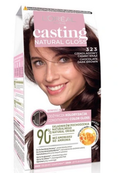 L'Oreal Paris Casting Creme Gloss Culoarea părului 323 Chocolate Brown
