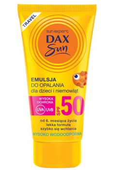 Loțiune solară pentru copii Dax Sun TRAVEL SPF50 50 ml