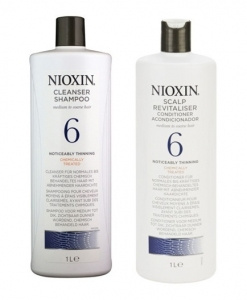 NIOXIN 6 Duo Set 2x1000ml Sampon + Balsam