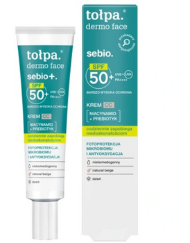 TOŁPA Dermo Face Sebio Anti-Acne CC Cream SPF 50+ 40 ml