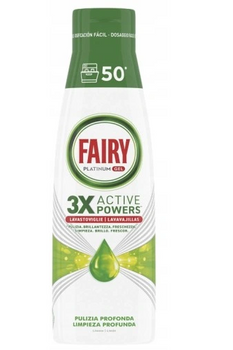 Fairy Platinum Gel pentru mașină de spălat vase curățare profundă lămâie 900 ml