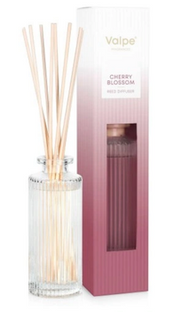 Difuzor Bispol Batoane parfumate din sticlă cu nervuri 135 ml Cherry Blossom